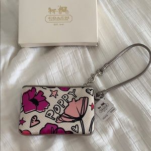 Coach Poppy Wristlet